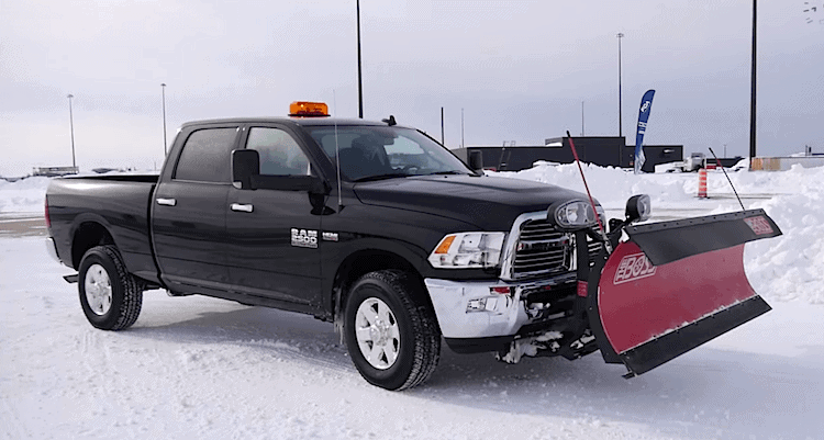 snow plow truck