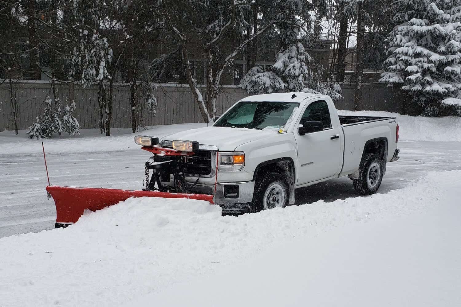 snow plow truck