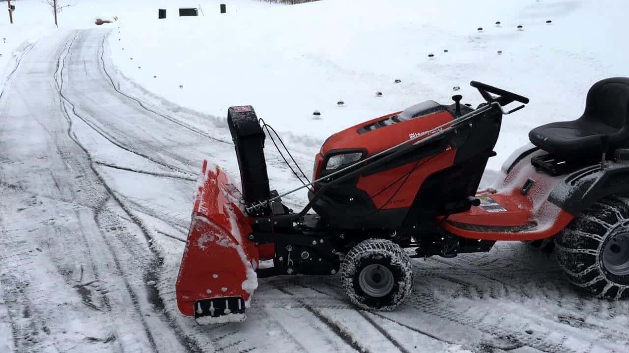 Yard tractor with snowblower new arrivals