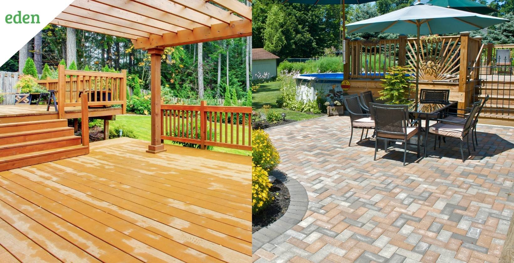 Deck vs. Patio: Which one is the right option for you?