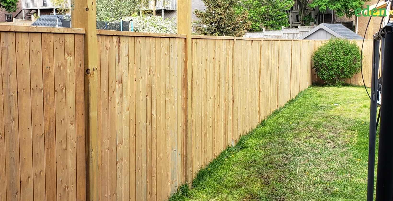 landscaping timbers for fence posts